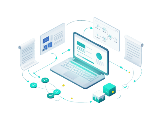 AnalyticsCreator partner Hero Illustration