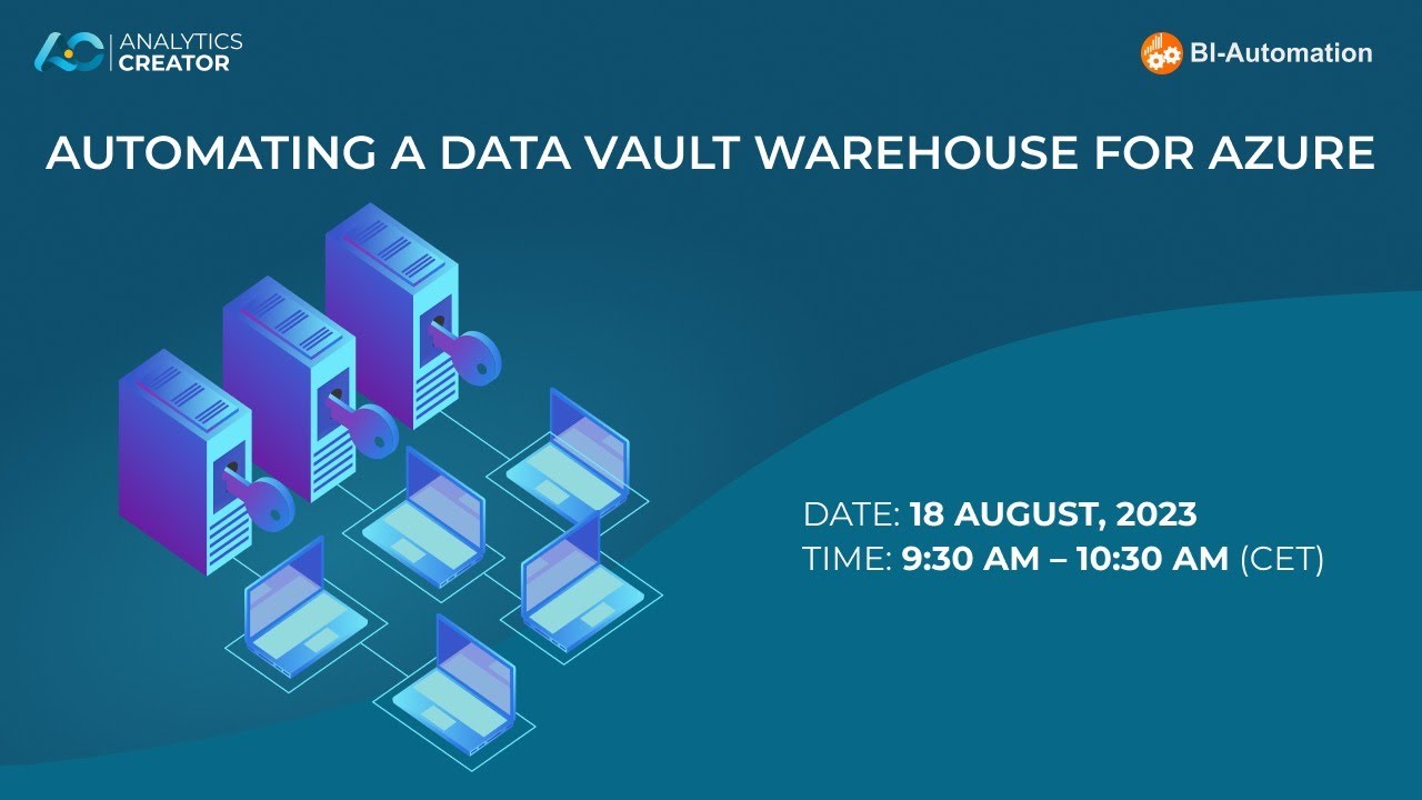 Thumbnail image for Automating a Data Vault Warehouse for Azure webinar