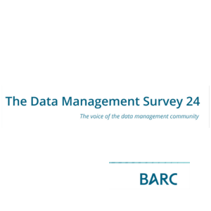 BARC Data Management Umfrage 2024: AnalyticsCreator weiterhin an der Spitze!