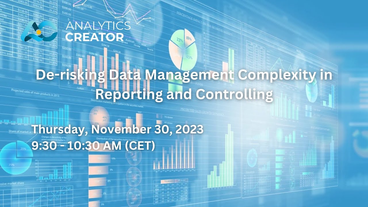 Thumbnail for De-risking the complexity of data management in Reporting and Controlling webinar