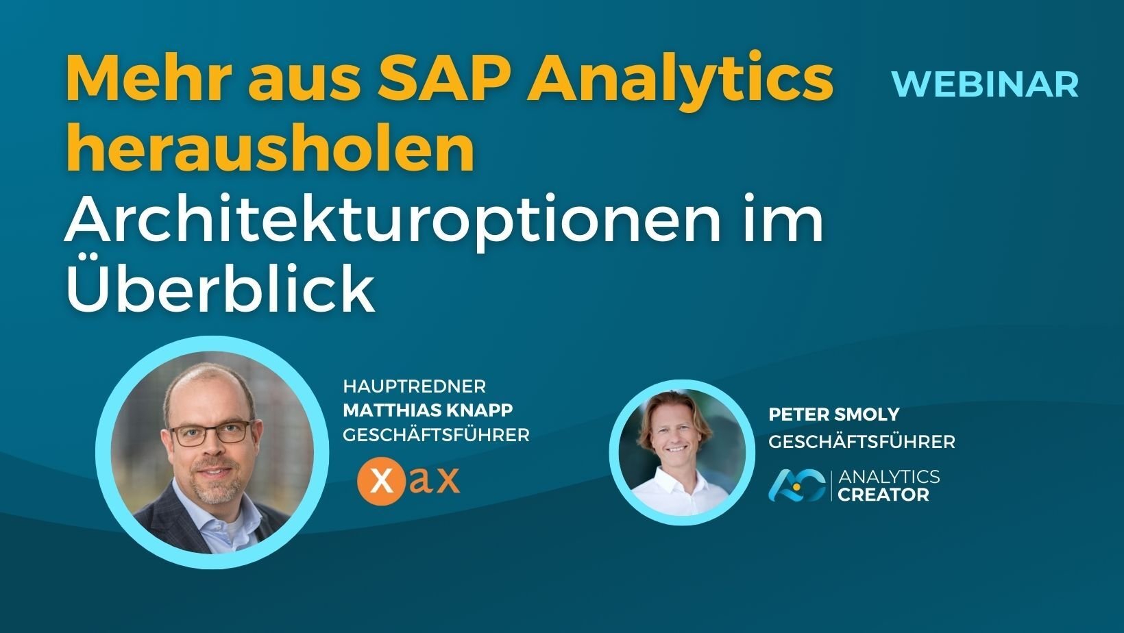Thumbnail image for the video "Mehr aus SAP Analytics herausholen - Architekturoptionen im Überblick"