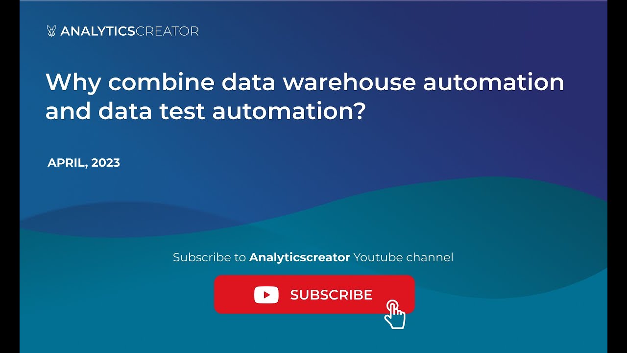 Thumbnail image for Why combine Data Warehouse Automation and Data Test Automation webinar
