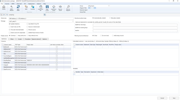 Historization Packages