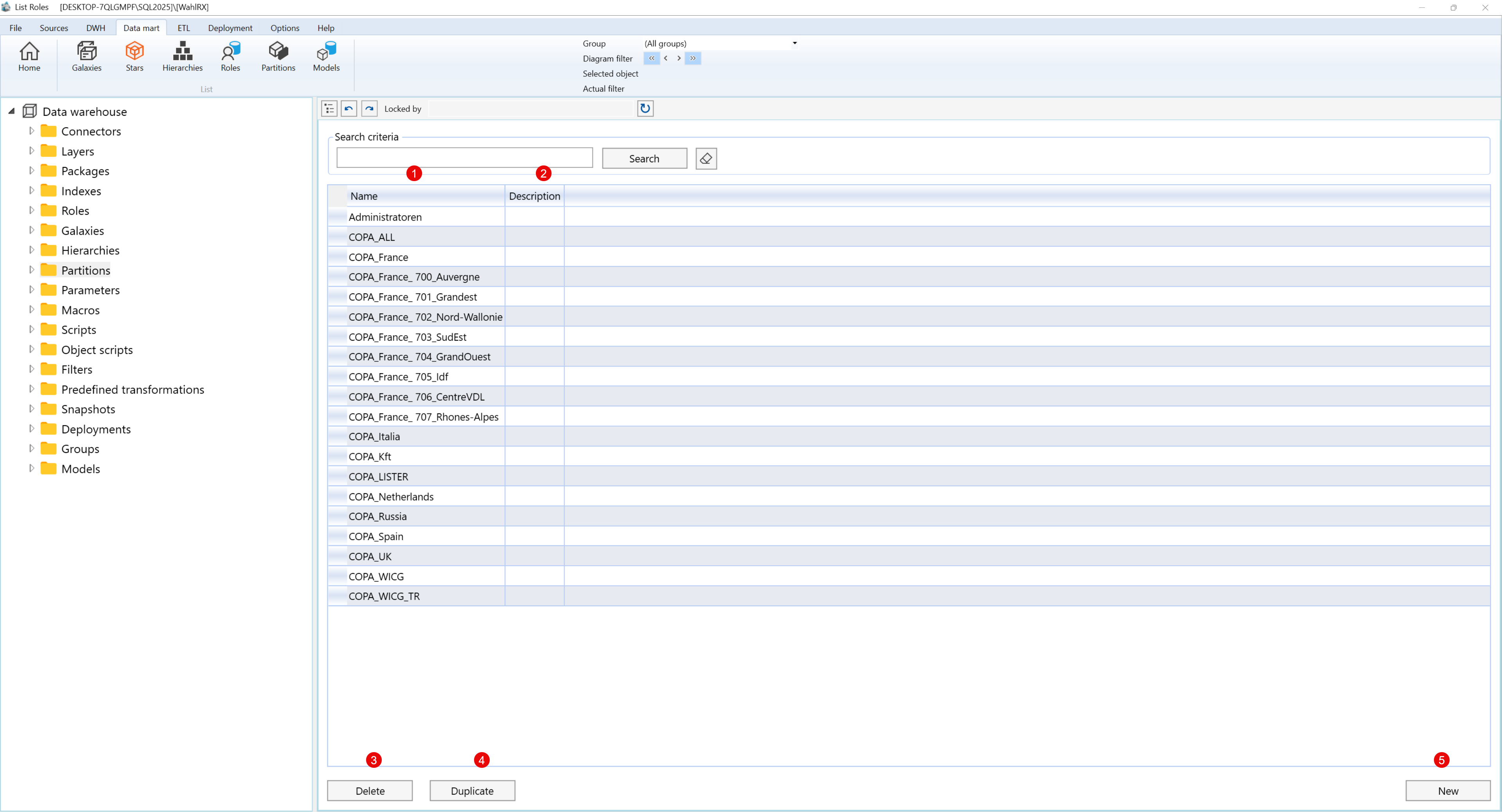 Roles List