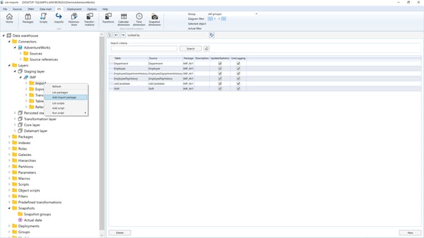 Import Wizard - From Import Layer