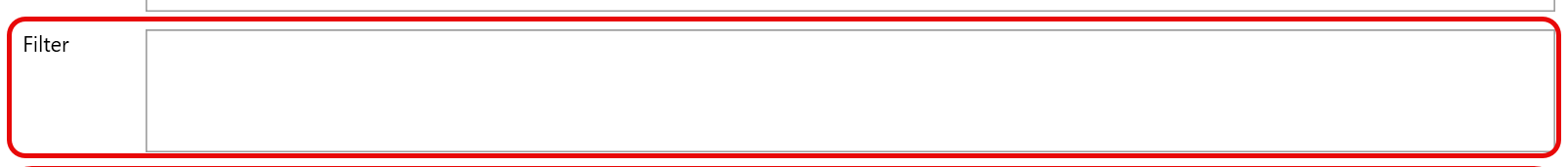AnalyticsCreator Package page - D. Filter