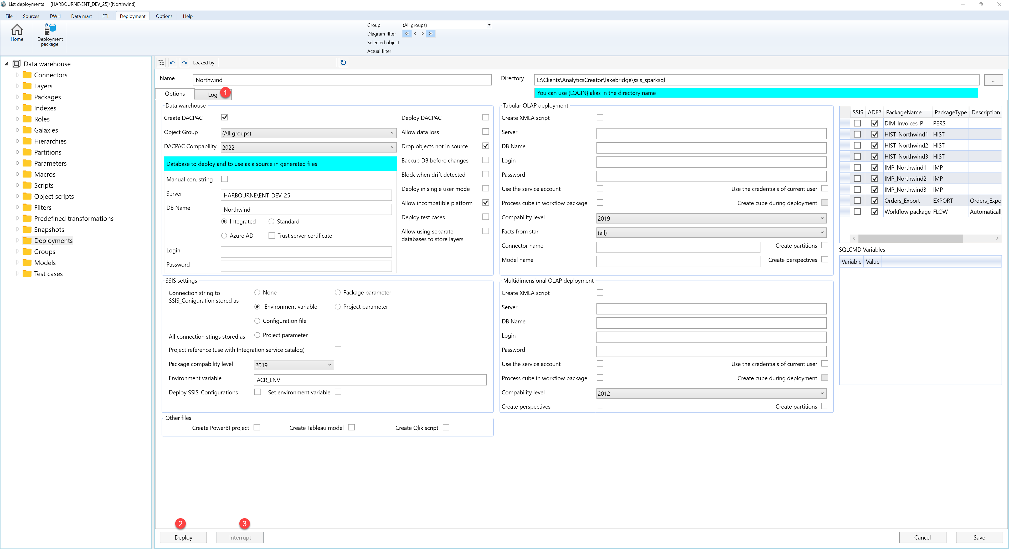 Deployment - C. Log and run controls