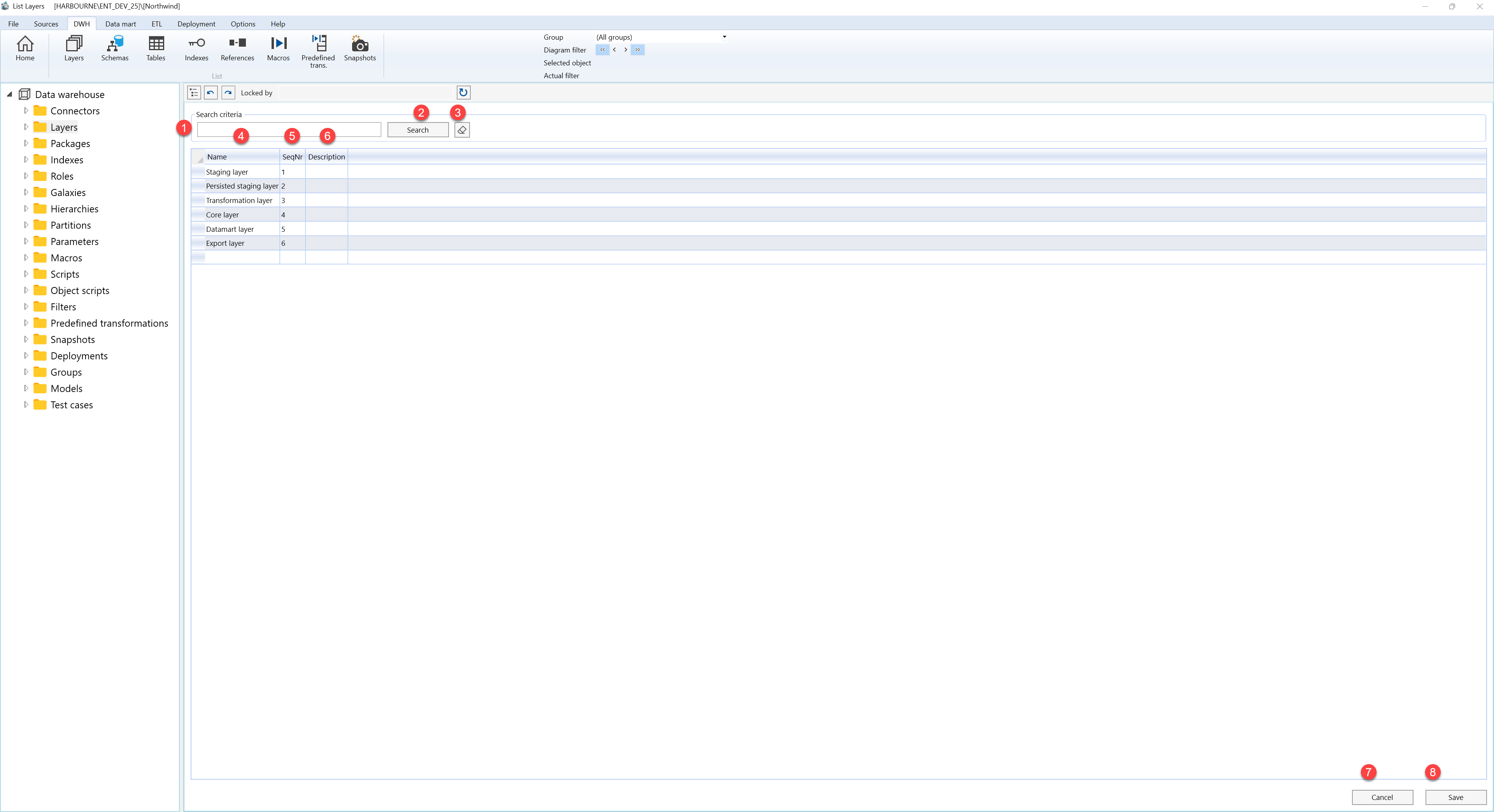 Layers - Screen overview