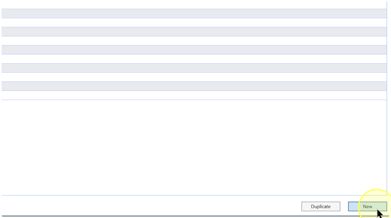 New button in the transformations list.