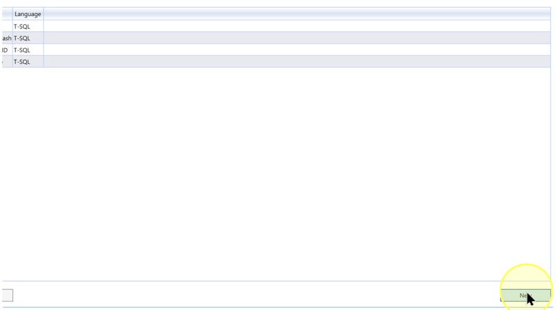 New button highlighted at the bottom right of the Macro list.