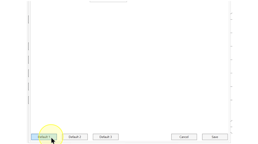 Choose a profile if desired, then customize. Screenshot values are examples.