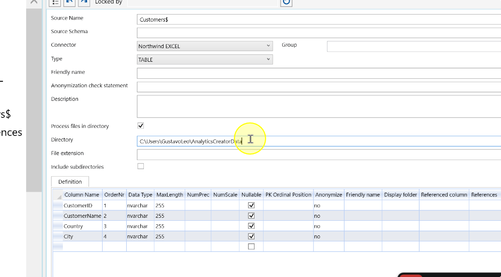 Directory containing the Excel workbooks