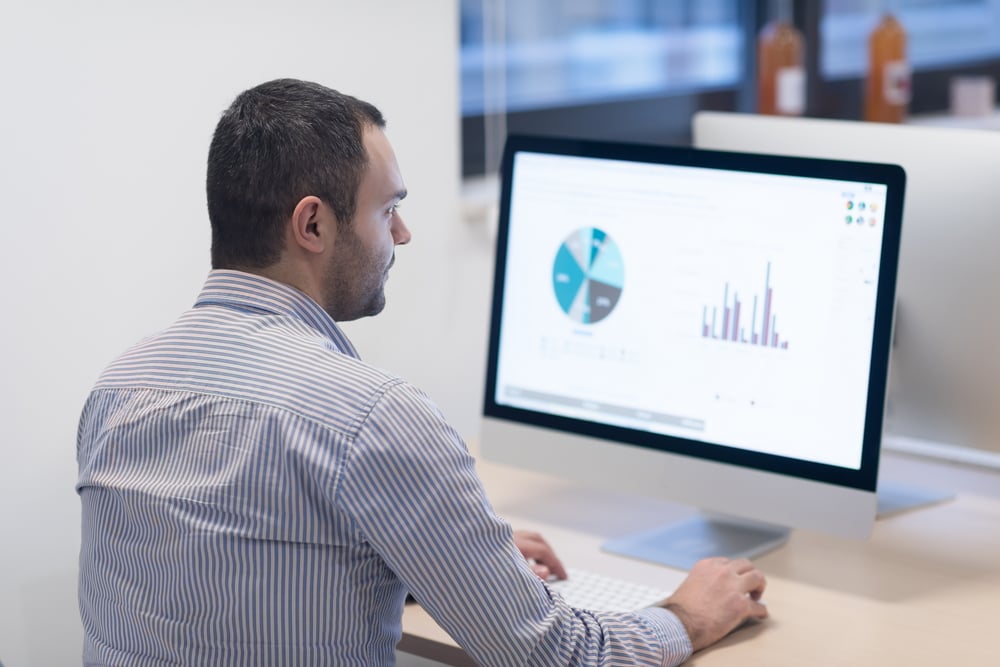 startup business, software developer working on desktop  computer at modern office-1