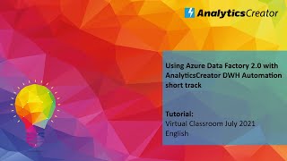 Using Azure Data Factory 2 0 with AnalyticsCreator DWH Automation
