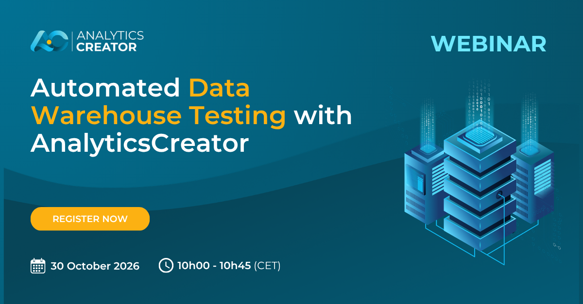 Automated Data Warehouse Testing with AnalyticsCreator