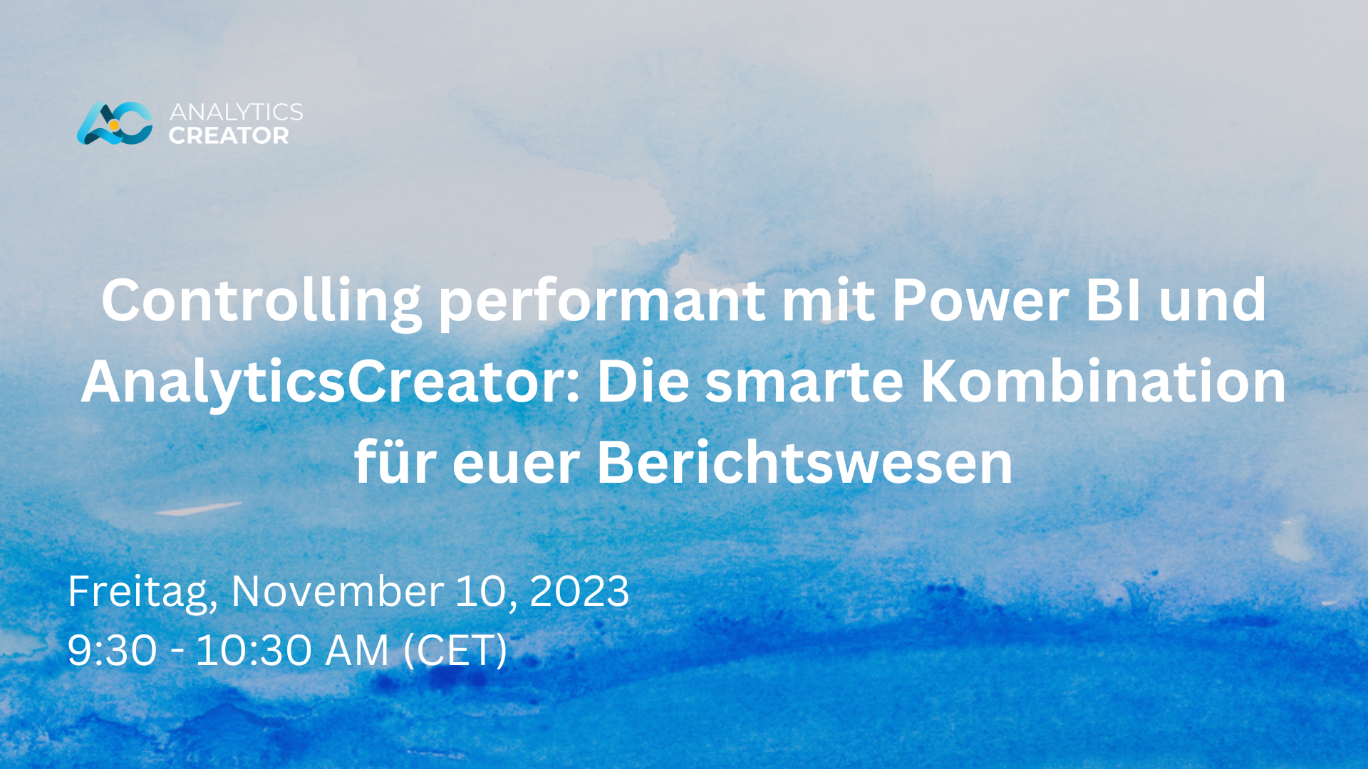 Controlling performant mit Power BI und AnalyticsCreator: Die smarte Kombination für euer Berichtswesen (Video)