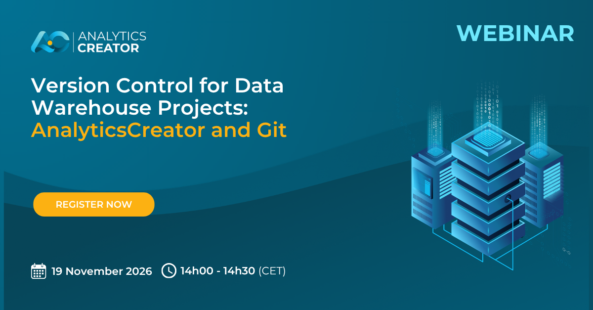 Version Control for Data Warehouse Projects: AnalyticsCreator and Git