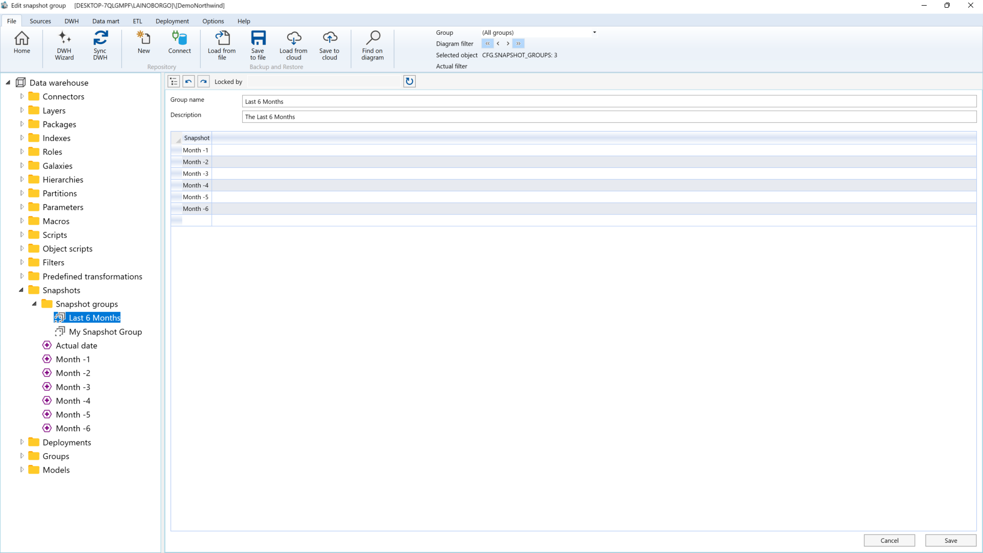 AnalyticsCreator Predefined Transformation