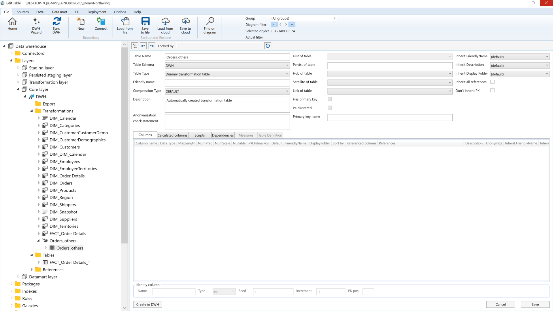 AnalyticsCreator External Transformations