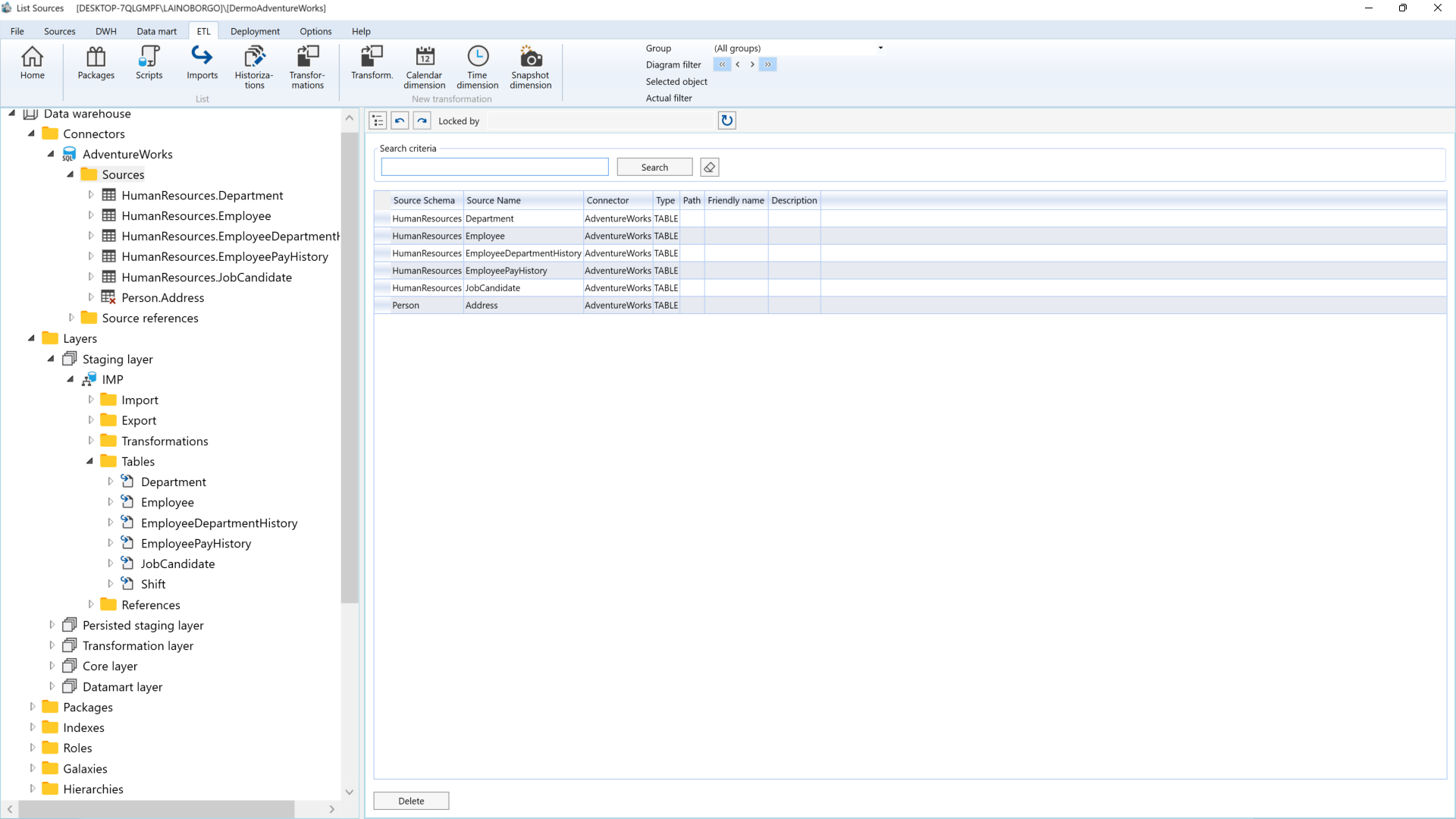 Import Status Indicators
